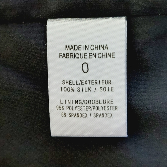 Theory Rikina Flame Silk Chiffon High Low Sleeveless Ruffle Flowy Mini Dress P48 - Picture 7 of 9